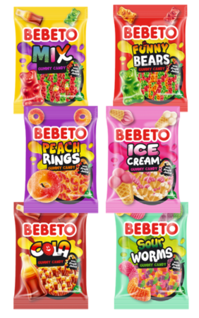Bebeto Mix Pack Storpack 6 påsar x 80 g