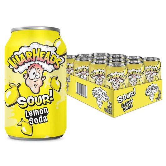 Warheads Sour Lemon Soda 355ml x 12st
