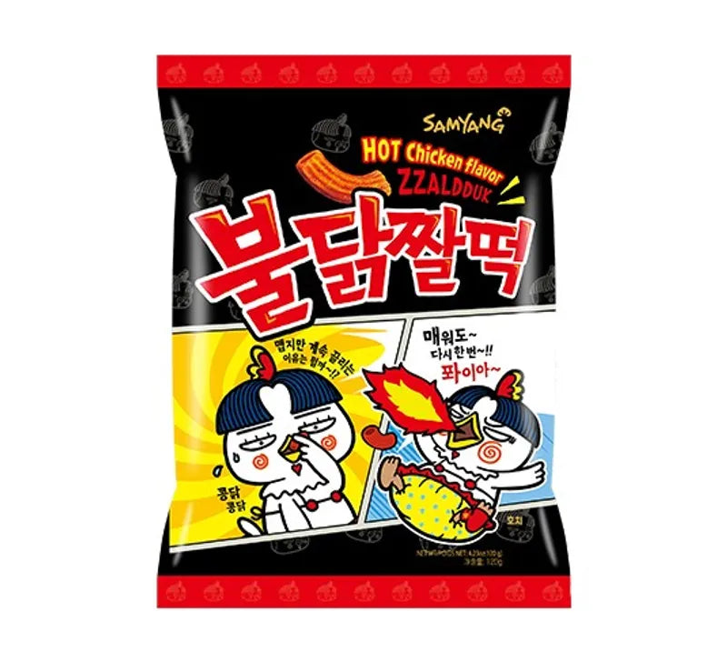 Samyang Zzalddukk varm kyllingsnacks 120 g