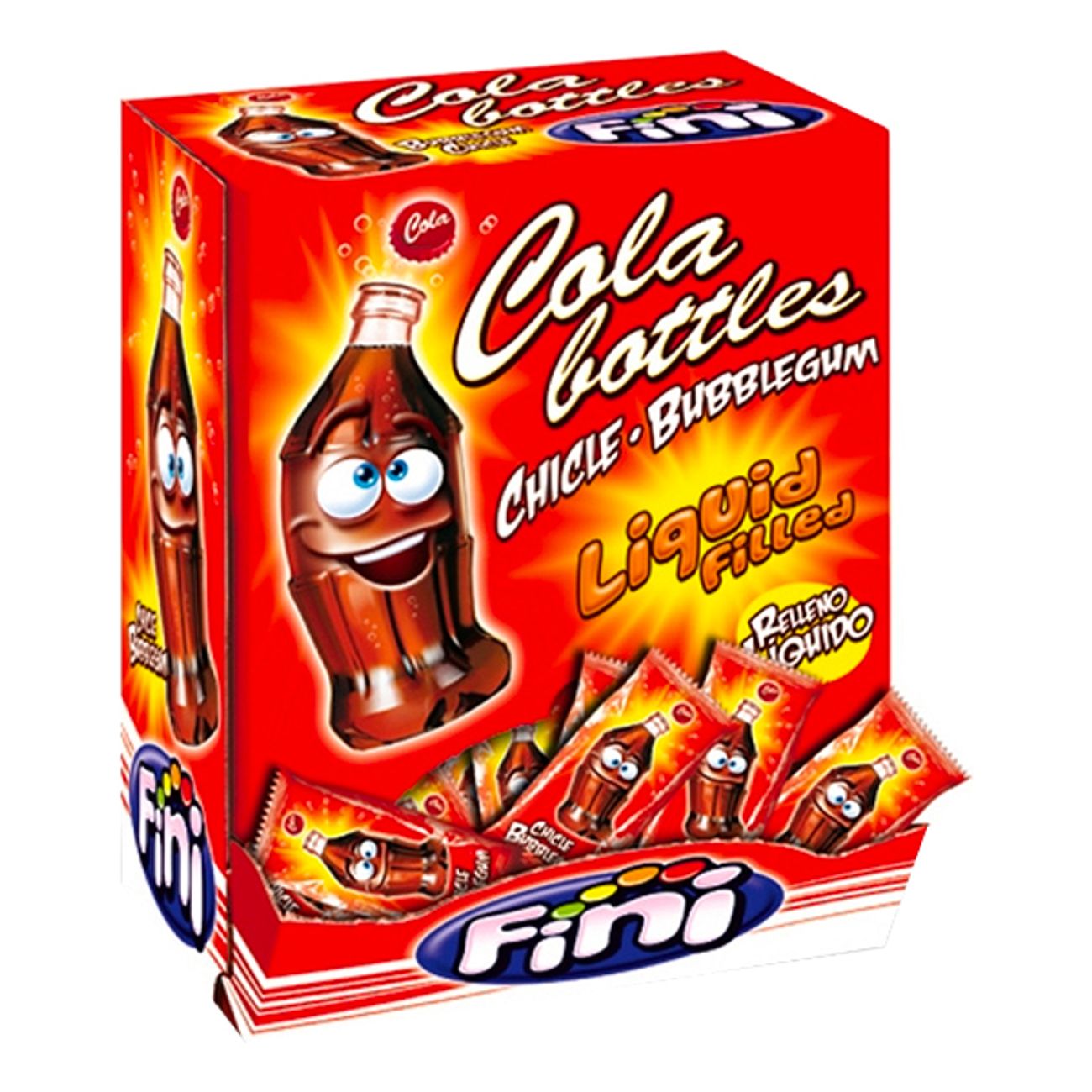 Fini Cola Bottle Tuggummi Storpack
