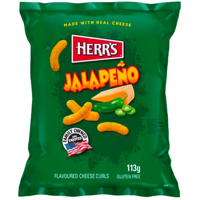CHIPS JALAPENO HERRS 113G