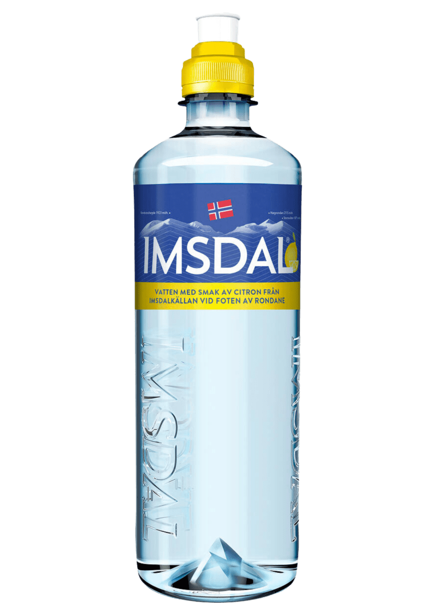 IMSDAL VATTEN CITRON  0,65L