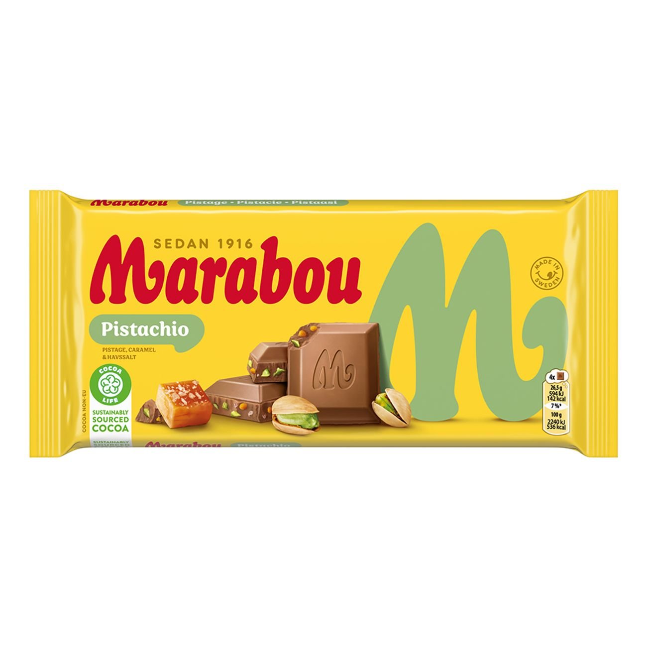 Marabou Pistachio 185g