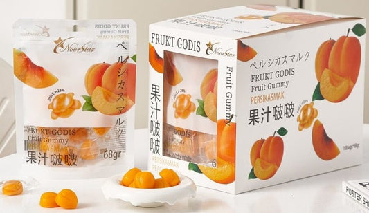 Frukt godis (white peach )68gr