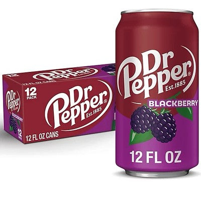 Dr Pepper Blackberry 355ml 355ml x 12-pack