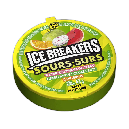 ICE BREAKERS SOURS WATER MELON 43G