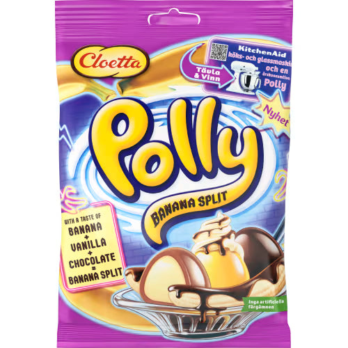 Polly Banana Split 150g