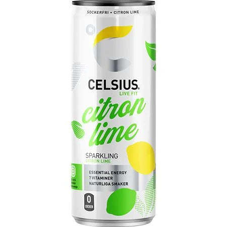 Celsius Citron Lime 355ml