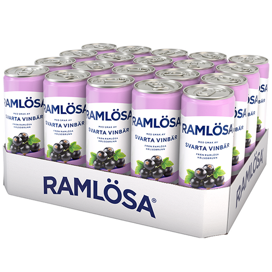 Ramlösa Svarta Vinbär 33 cl x 20 st
