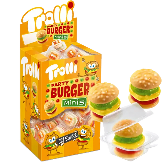 Trolli Party Miniburger 80-pakning