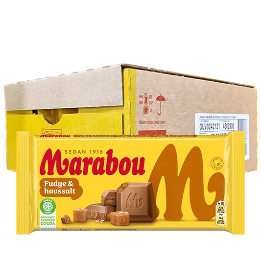 Marabou Fudge & Havssalt 185g 16st