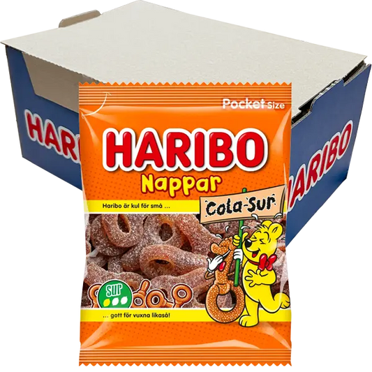 Haribo Sura Colanappar 70g x 22st
