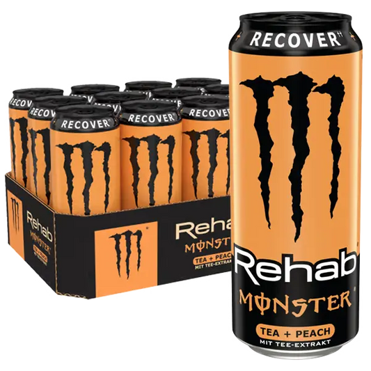 Monster Rehab Peach 12st x 500ml
