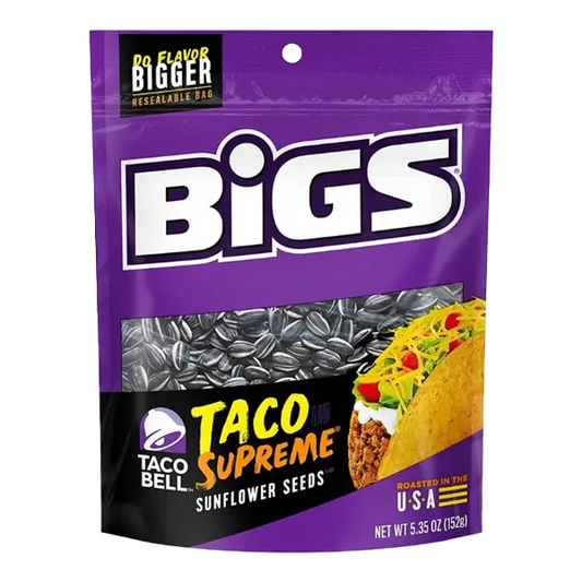 Bigs Taco Bell Sunflower Seeds 152G