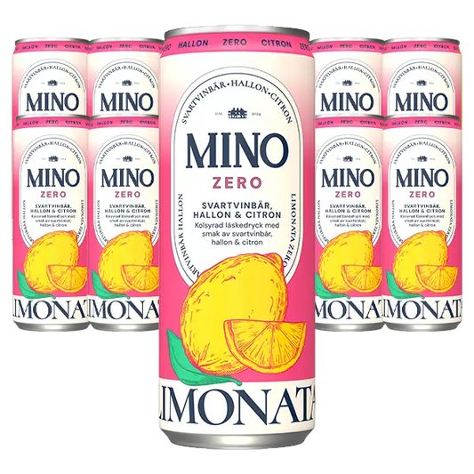 Mino Zero Hallon Svartvinbär 33cl x 12st
