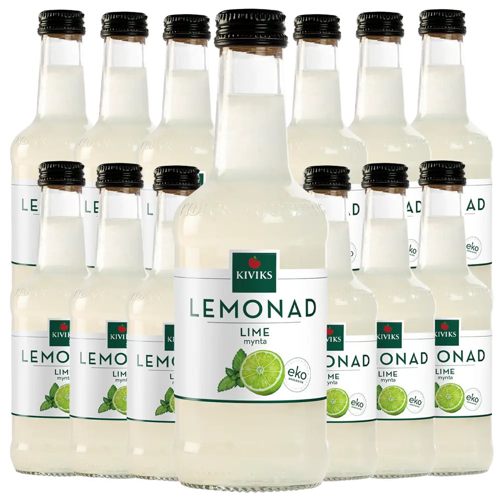 Kivik Lemonad Eko Lime Mynta 12x 27,5cl