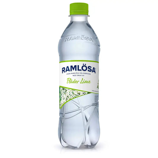 Ramlösa Fläder Lime Kolsyrat Vatten Pet 50cl