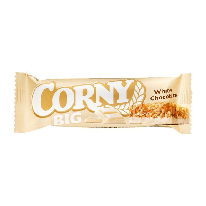 CORNY WHITE CHOCOLATE 50G