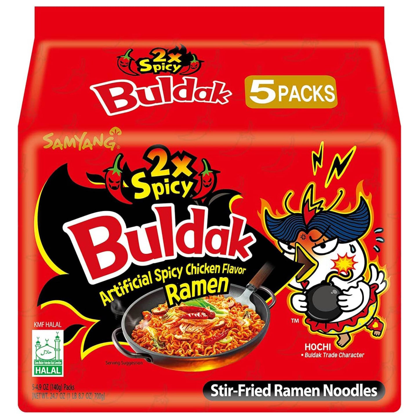 NUDLAR BULDAK 2X SPICY 5P