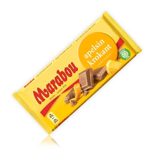 MARABOU APELSIN KROKANT 200G