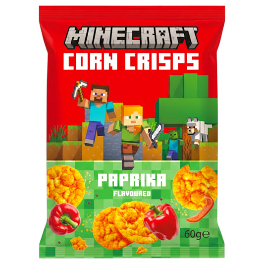Minecraft Corn Crisps Paprika 60g