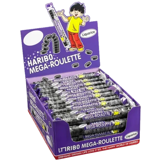 Haribo Mega Roulette Lakrits 40st x 45g