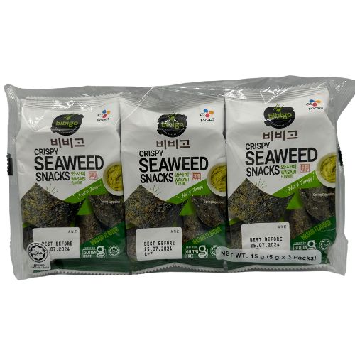 SJÖGRÄS SNACKS WASABI 3P