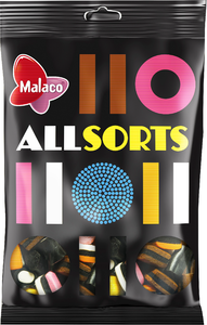 Allsorts Engelsk Lakritskonfekt 400g x 15st