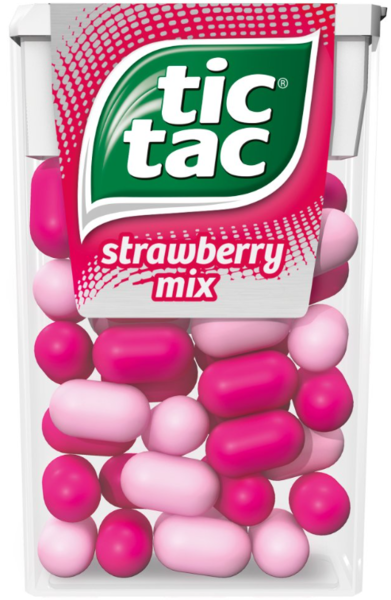 Tic Tac Jordbær 18g x 12 stk