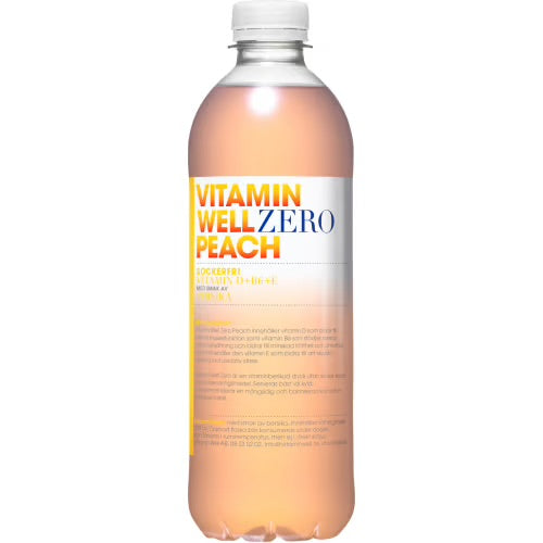 Vitamin Well Zero Peach 500 ml