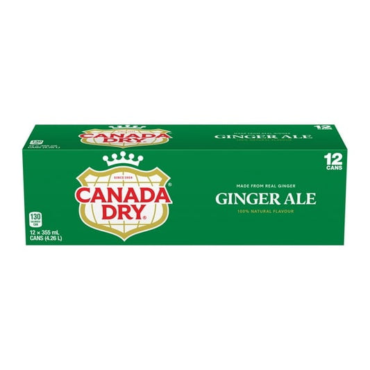 Canada Dry Ginger Ale 355ml 12-pack