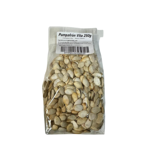 PUMPAFRÖN VITA 250G