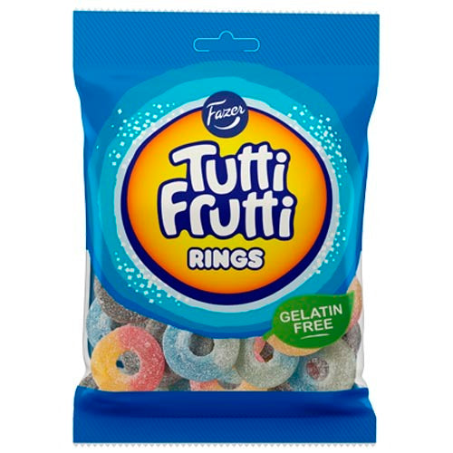 Tutti Frutti Rings 120g x 24 st