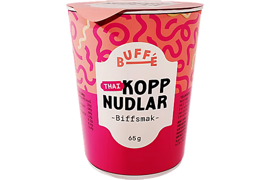 Thai Cup Noodles med oksesmak 24 stk x 65 g 
