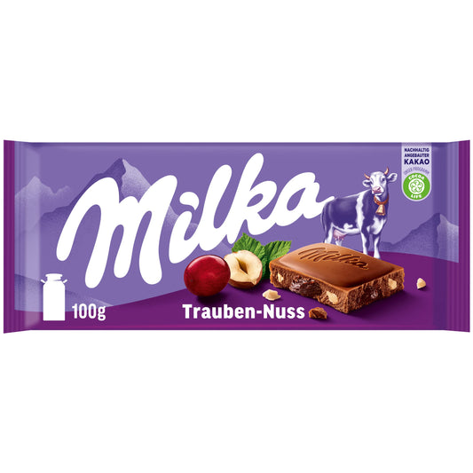MILKA RAISIN & NUT 100G
