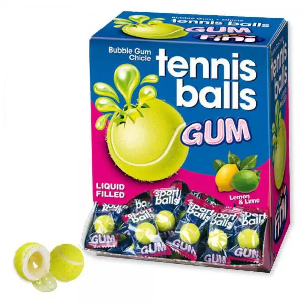 Fini Sport Tennisbollar Tuggummi - 10st
