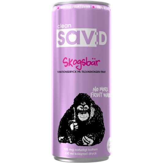 Clean Sav:D Skogsbär 33cl