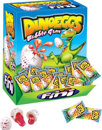 Fini Dino Eggs Bubblegum 10 st