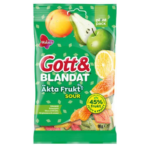 Gott & Blandat Äkta Frukt Sour 90g