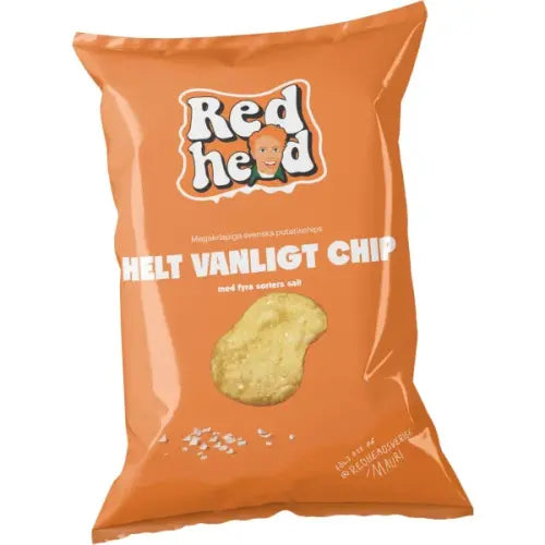 Redhead Chips Helt Vanligt Chip 150g