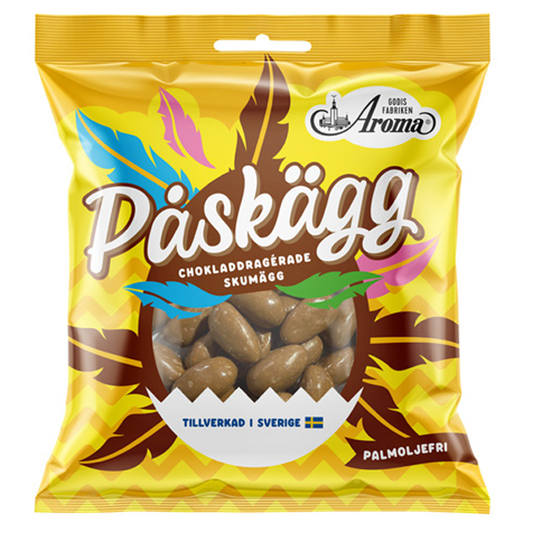 Aroma Chokladdragerade Skumägg 90g