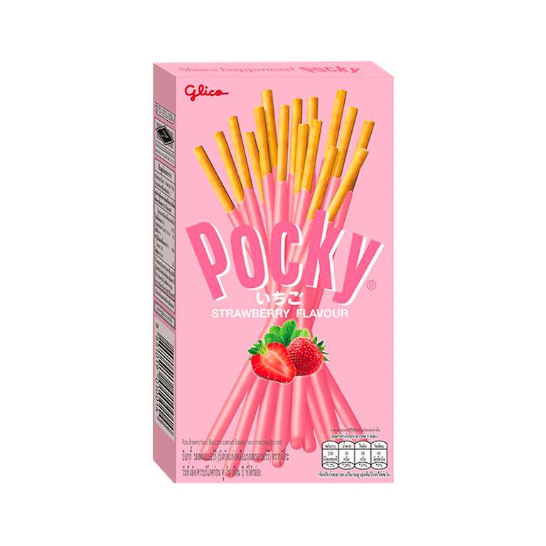 POCKY STICKS JORDGUBB 49G