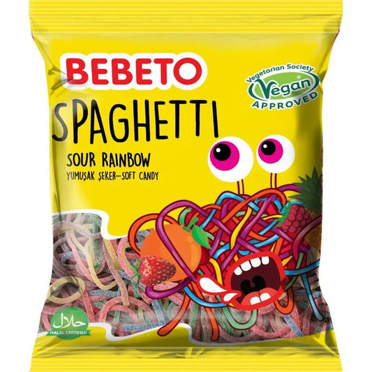 BEBETO Spagetti Sour Rainbow 80g