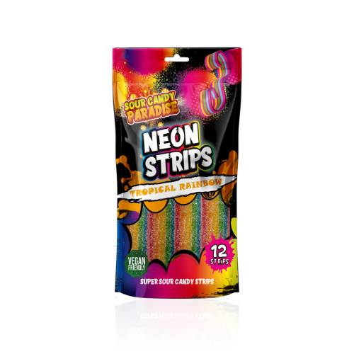 Candy Paradise Neon Strips Rainbow 130g