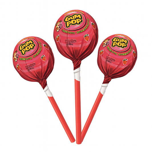 Gum Pop Extra Sur Jordgubb Klubbor Storpack