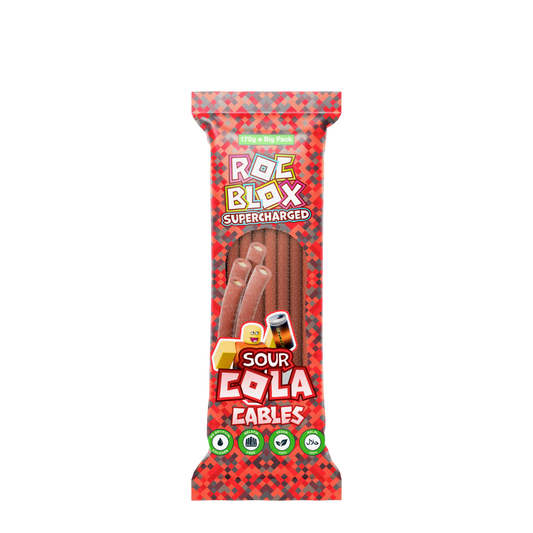 Amos 4D Fruktgummi Fersken Burst 65g
