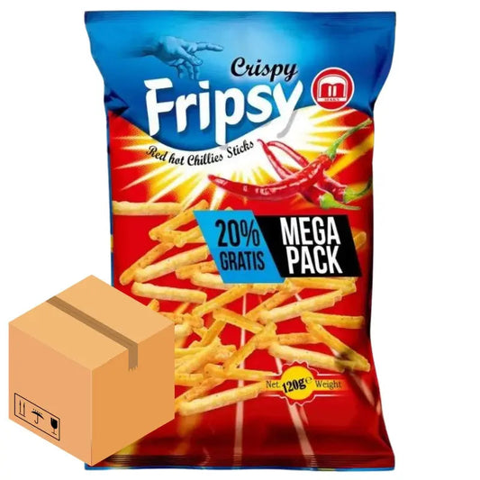 Crispy Fripsy Red Hot Chilli 12 x 120g