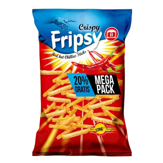 Crispy Fripsy Red Hot Chilli 120g