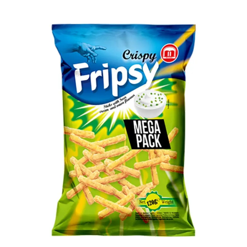 Crispy Fripsy Sourcream & Onion 120g