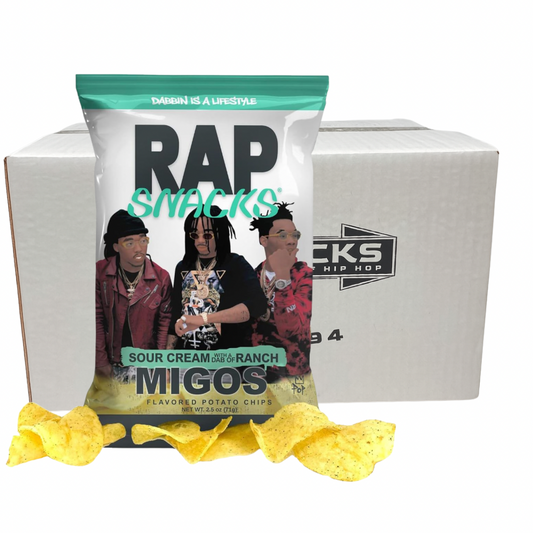 RAP Snacks Migos Sour Cream With A Dab Of Ranch 12st x 71g